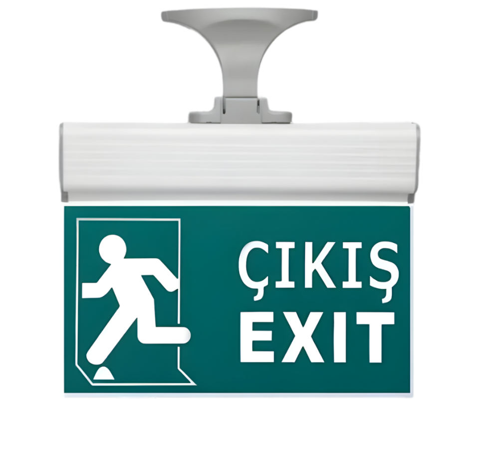 Cata 3w Exıt Çıkış Armatürü Ledli 3 Saat Akülü Şarjlı CT-9163
