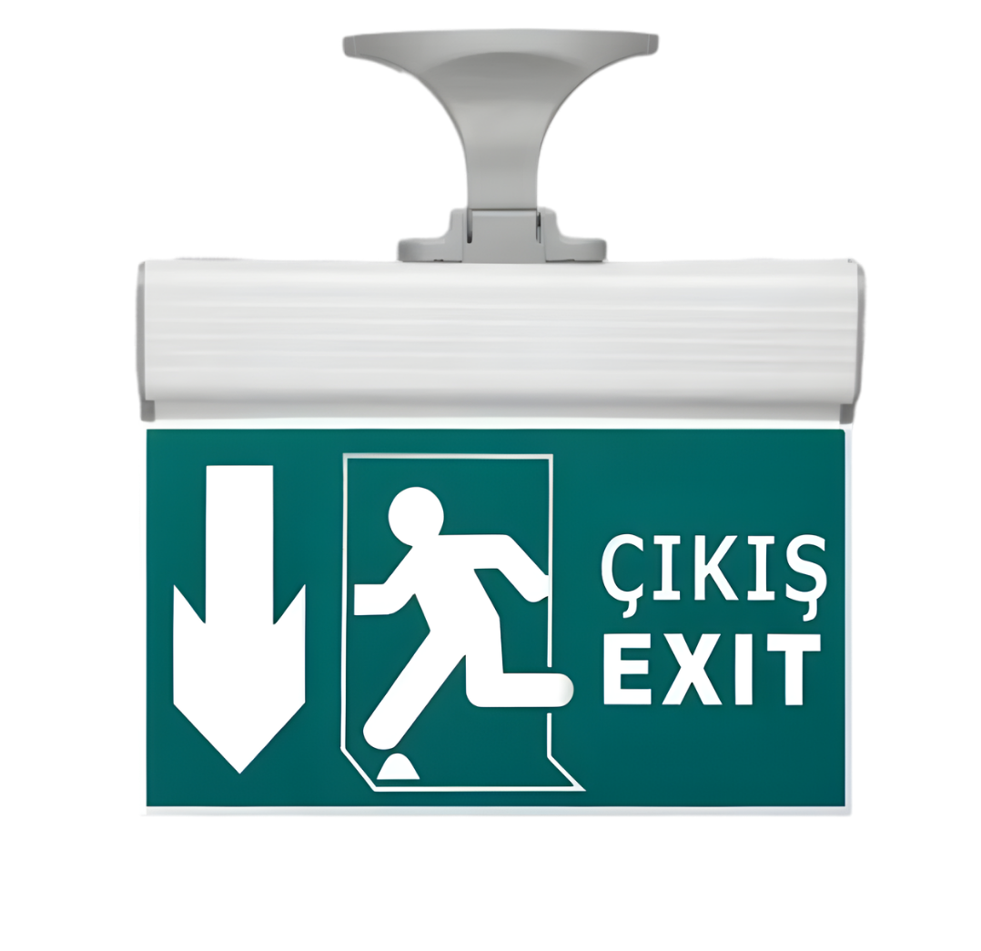 Cata 3w Exıt Çıkış Armatürü Ledli 3 Saat Akülü Şarjlı CT-9164