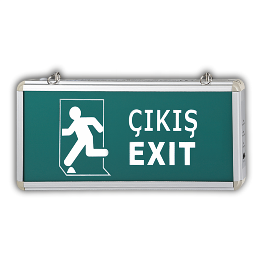 Cata 3w Exıt Çıkış Armatürü Ledli 3 Saat Akülü CT-9166