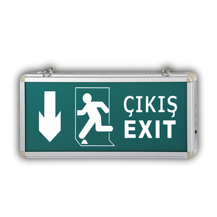 Cata 3w Exıt Çıkış Armatürü Ledli 3 Saat Akülü CT-9167