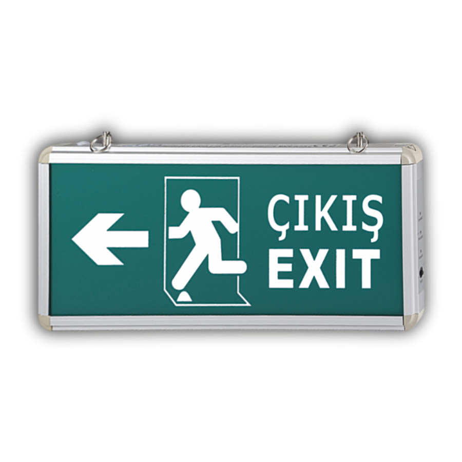 Cata 3w Exıt Çıkış Armatürü Ledli 3 Saat Akülü CT-9170