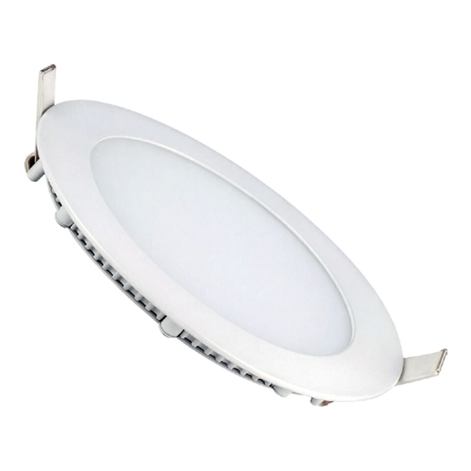 Lampist 18W Sıva Altı Yuvarlak Slim LED Panel Metal Kasa Beyaz 6500K Beyaz Işık LP2270-B-6500K