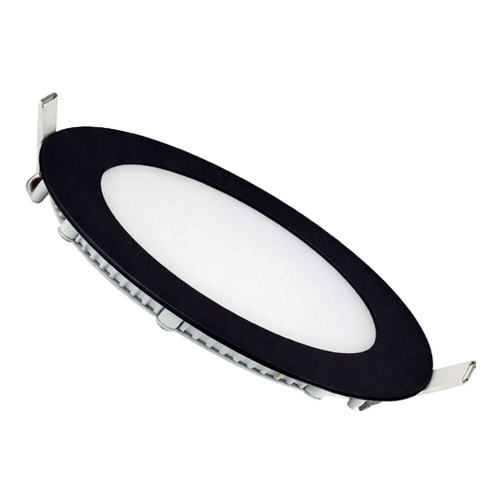 Lampist 18W Sıva Altı Yuvarlak Slim LED Panel Metal Kasa Siyah 6500K Beyaz Işık LP2270-S-6500K