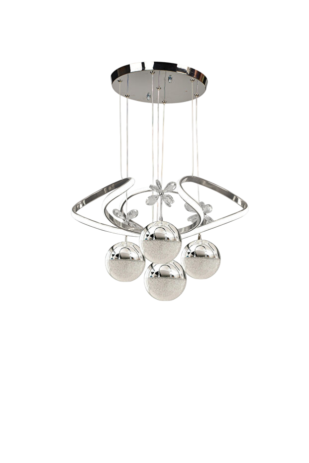 Muslight 4 Toplu Drone Model 50W 40x90 cm Gümüş Kaplama 3 Renk Işık