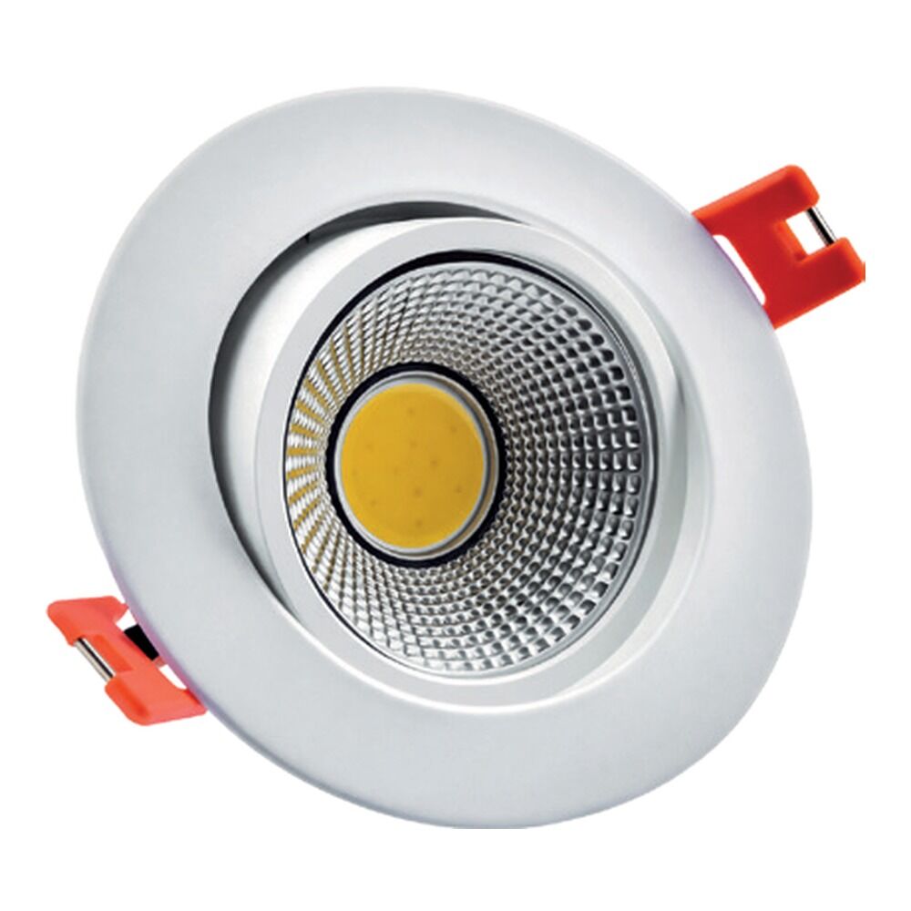 Lampist 5W COB LED Downlight Metal Kasa Beyaz 6500K Beyaz Işık LP2640-6500K
