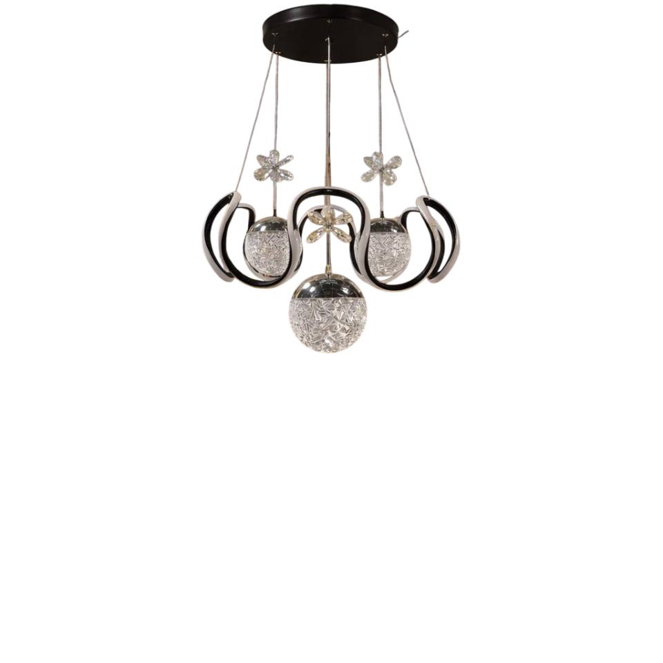 Muslight Ahtapot 3 Toplu Model 50W 45x70 cm Siyah Kaplama 3 Renk Işık