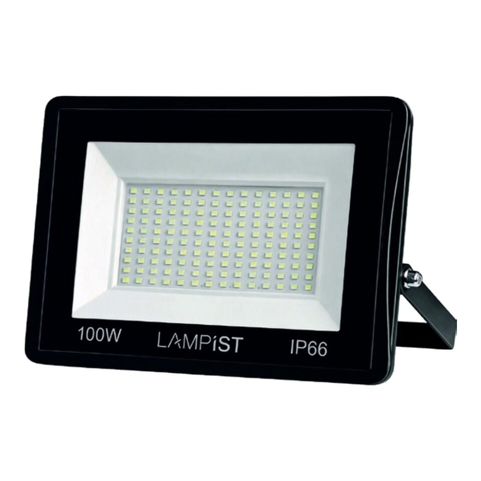 Lampist 100W LED Projektör Siyah Kasa Kırmızı Işık LP4210-KIRMIZI