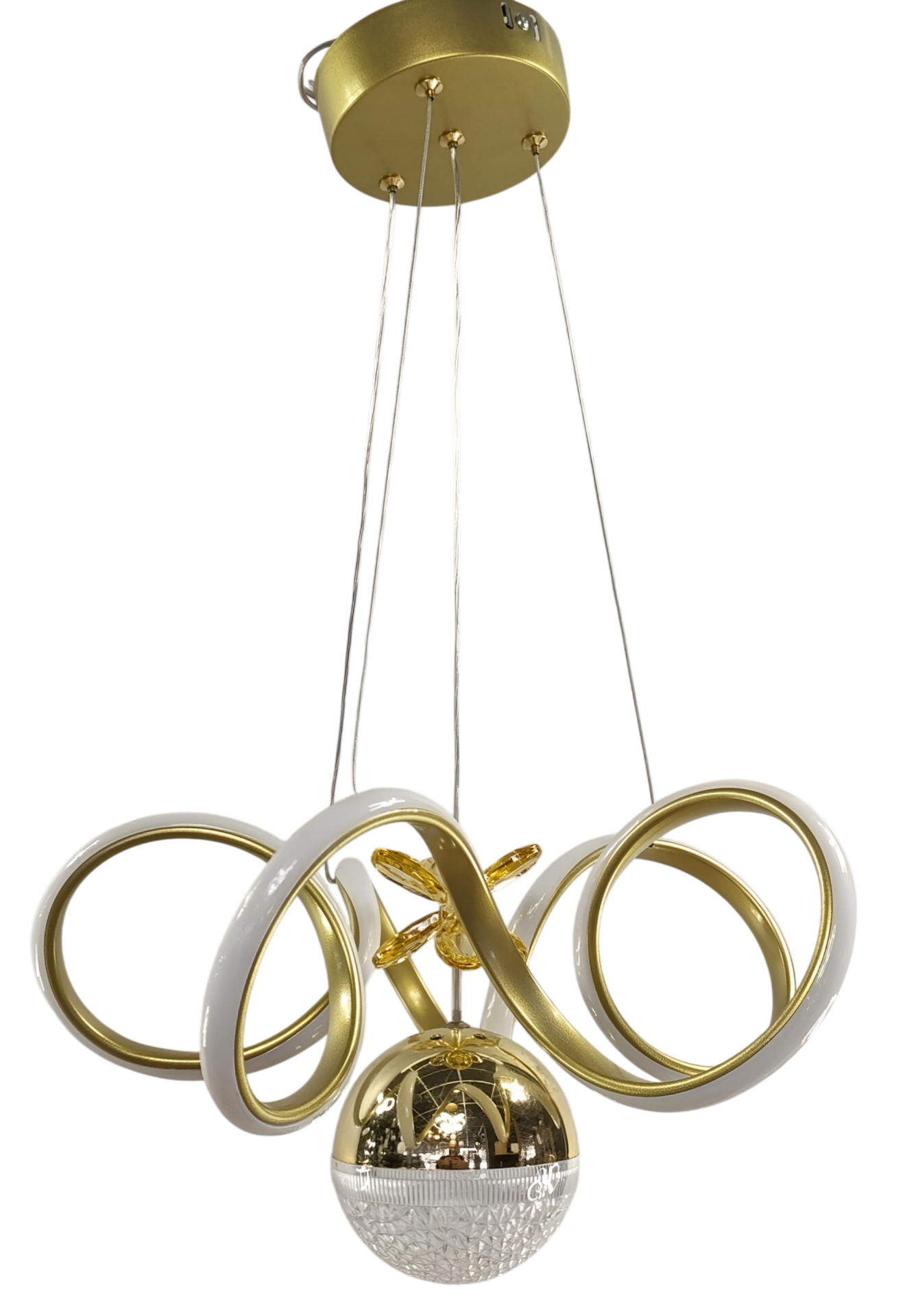 Muslight Helezyon Tek Top Model 35W 35x70 cm Gold Kaplama 3 Renk Işık