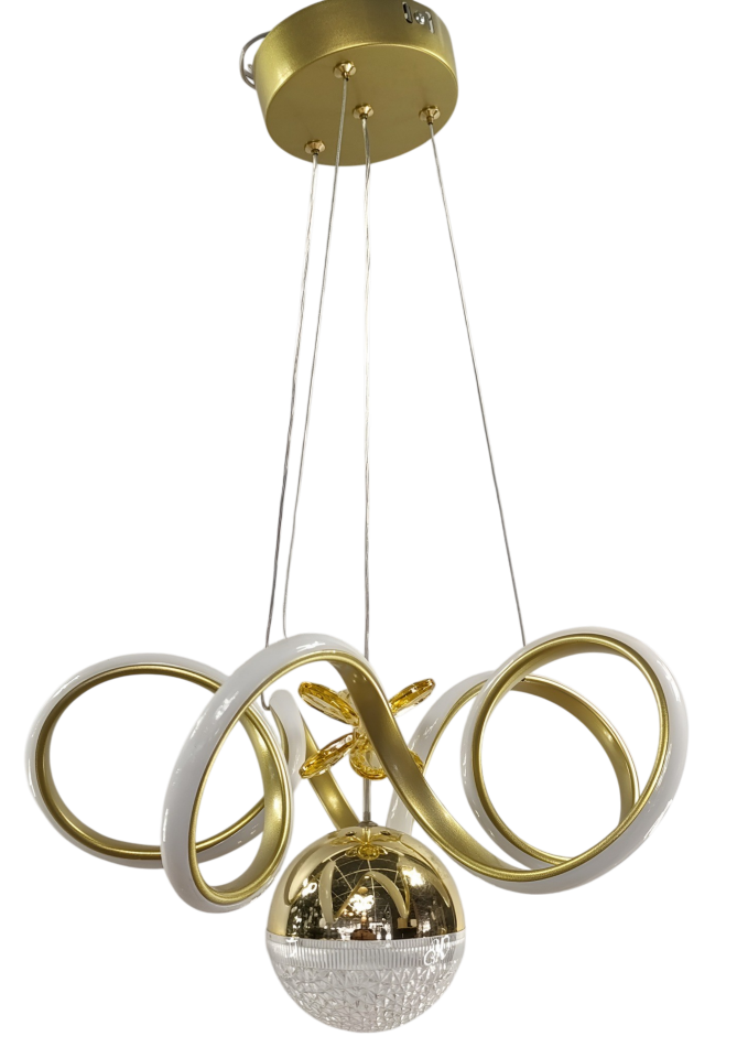 Muslight Helezyon Tek Top Model 35W 35x70 cm Gold Kaplama 3 Renk Işık