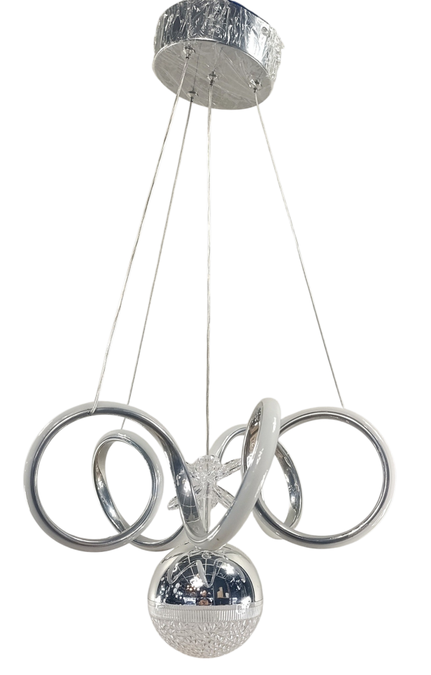 Muslight Helezyon Tek Top Model 35W 35x70 cm Krom Kaplama 3 Renk Işık
