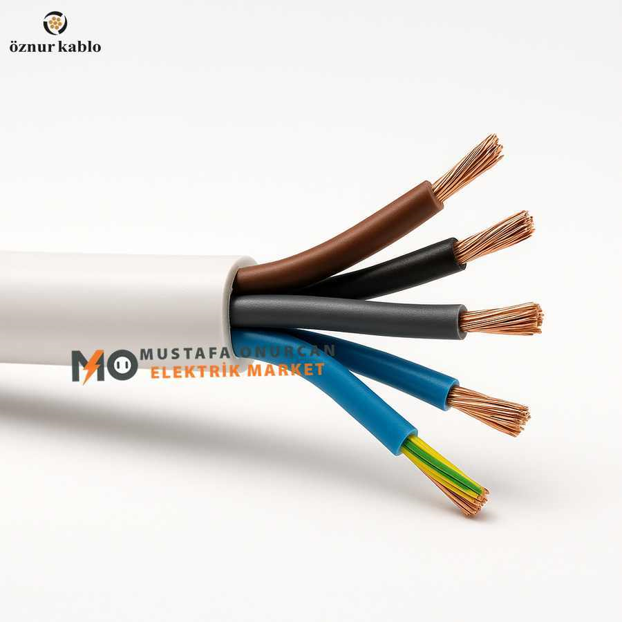 Öznur Kablo 5X1.5 H052XZ1-F TTR Halogen Free Kablo