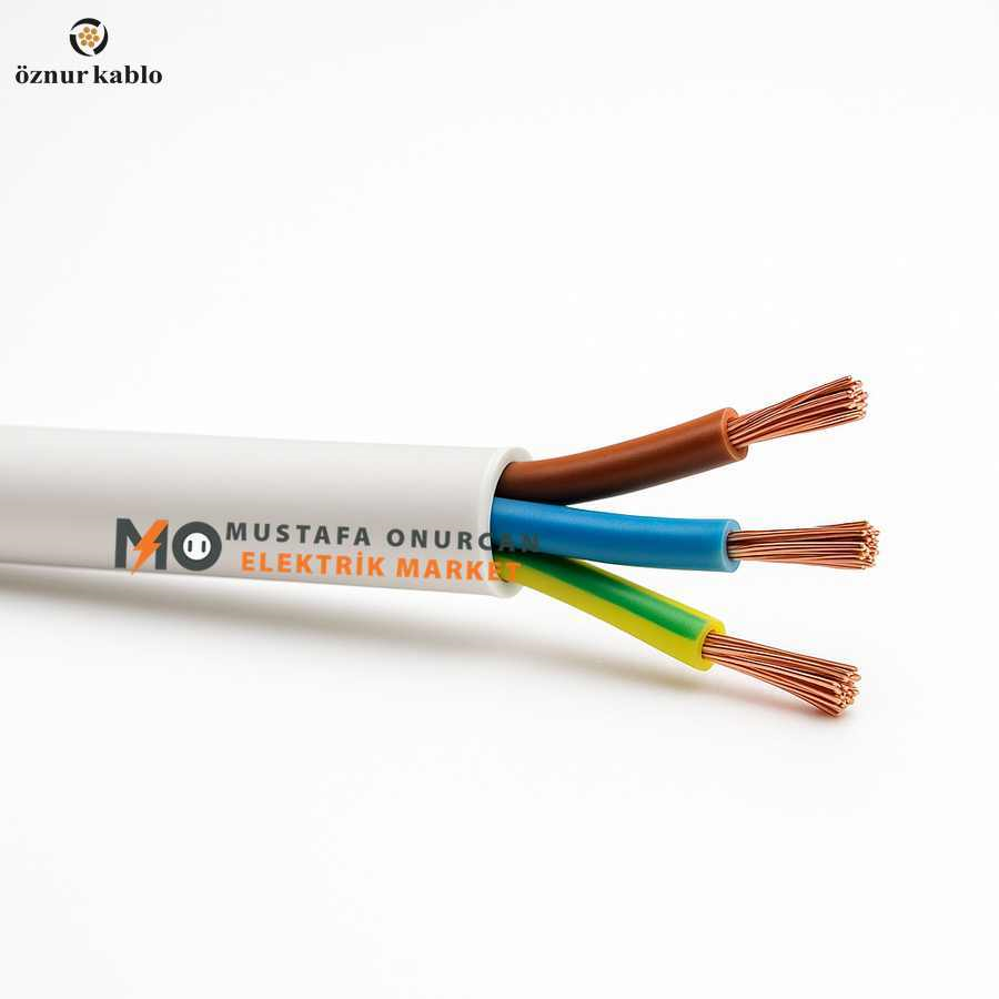 Öznur Kablo 3X0.75 H052XZ1-F TTR Halogen Free Kablo