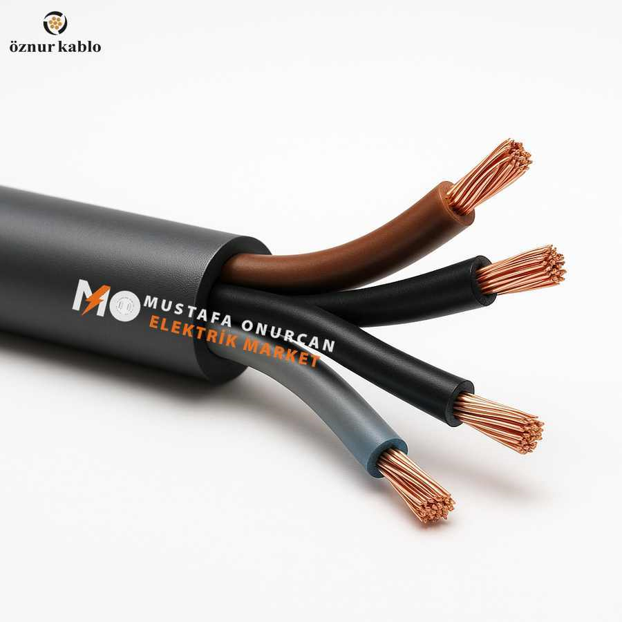 Öznur Kablo 4X1.5 N2XH Halogen Free  Kablo