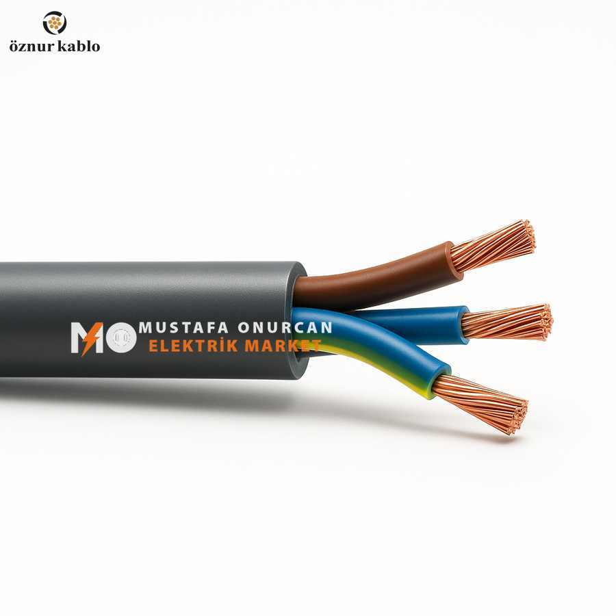 Öznur Kablo 3X4 N2XH Halogen Free  Kablo