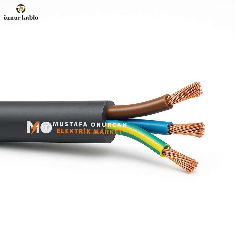 Öznur Kablo 3X1.5 N2XH Halogen Free  Kablo