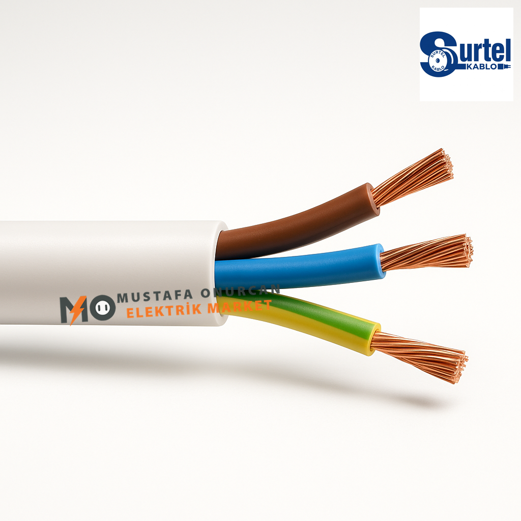 Surtel Kablo 3X4 NYM Kablo (Antigron)