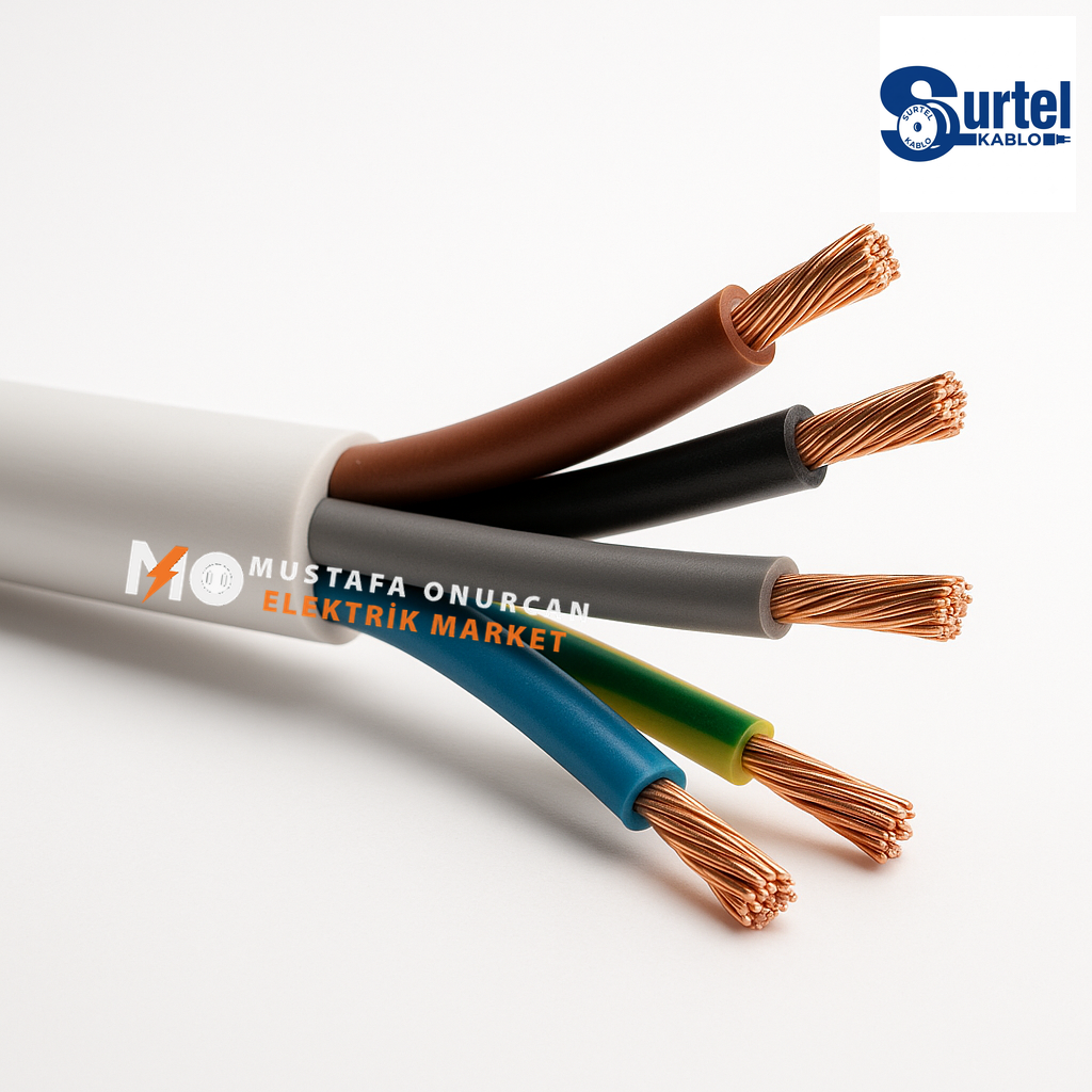 Surtel Kablo 5X2.5 TTR Kablo