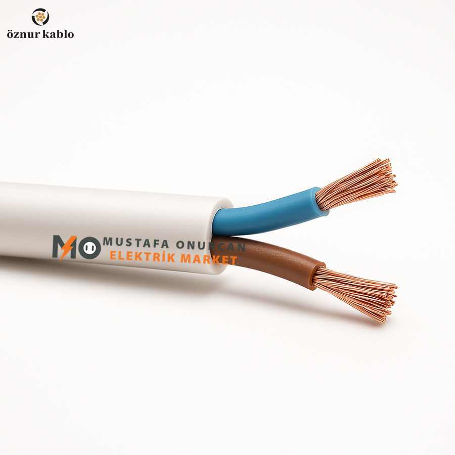 Öznur Kablo 2x1,5 mm NYM (Antigron)