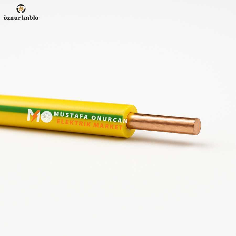Öznur Kablo 2,5 mm NYA - Sarı-Yeşil