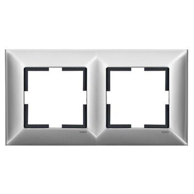 Viko Artline Trenda Metal Krom İkili Çerçeve | 92190812