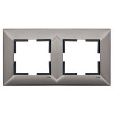 Viko Artline Trenda Metal Inox İkili Çerçeve | 92190822