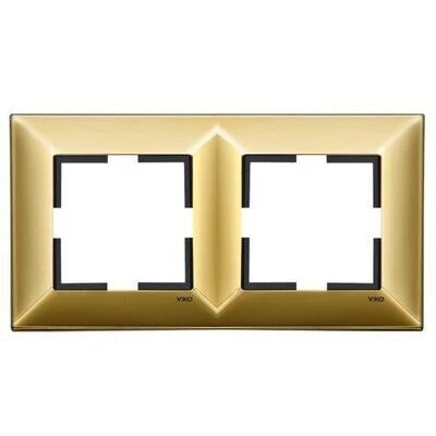 Viko Artline Trenda Metal Gold İkili Çerçeve | 92190832