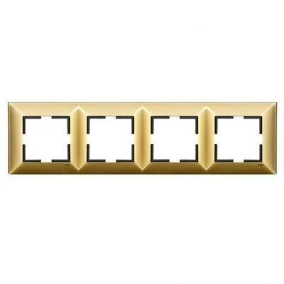 Viko Artline Trenda Metal Gold Dörtlü Çerçeve | 92190834