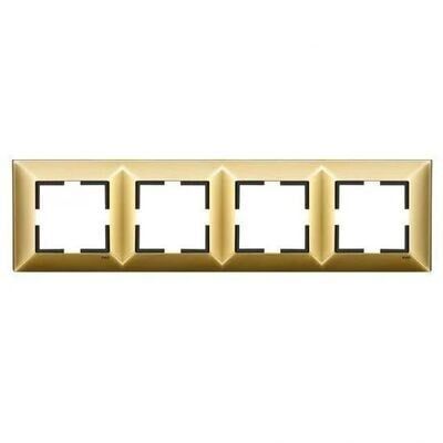 Viko Artline Trenda Metal Gold Dörtlü Çerçeve | 92190834