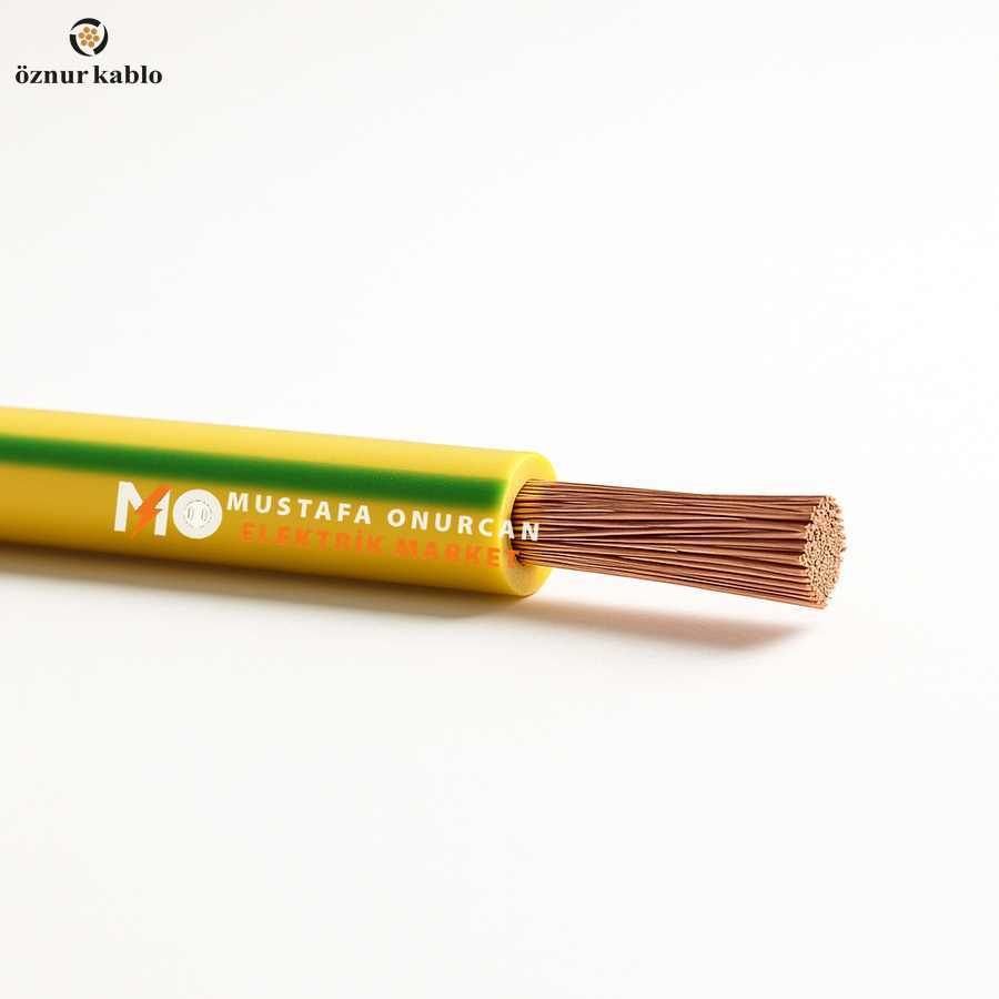 Öznur Kablo 4 mm NYAF -Sarı-Yeşil