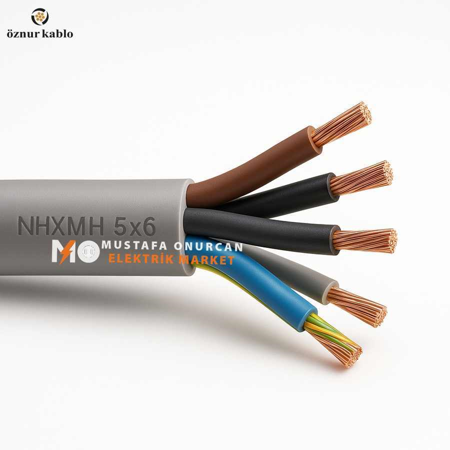 Öznur Kablo 5x6 NHXMH (Halogen Free)