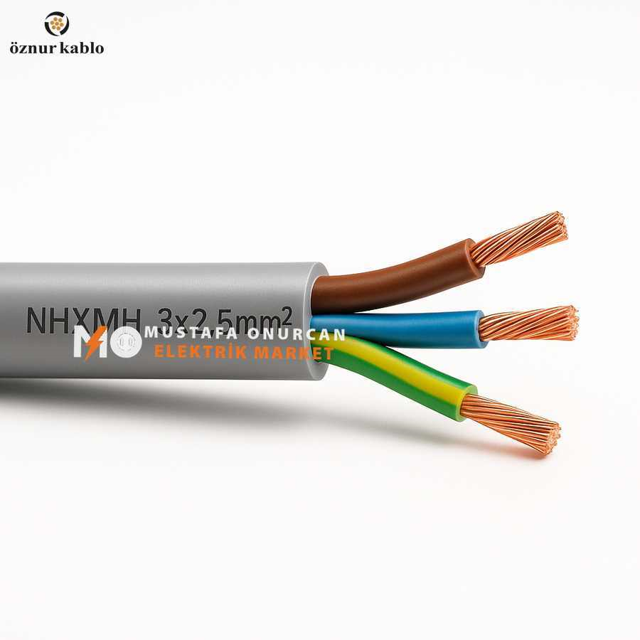 Öznur Kablo 3x2,5 mm NHXMH (Halogen Free)