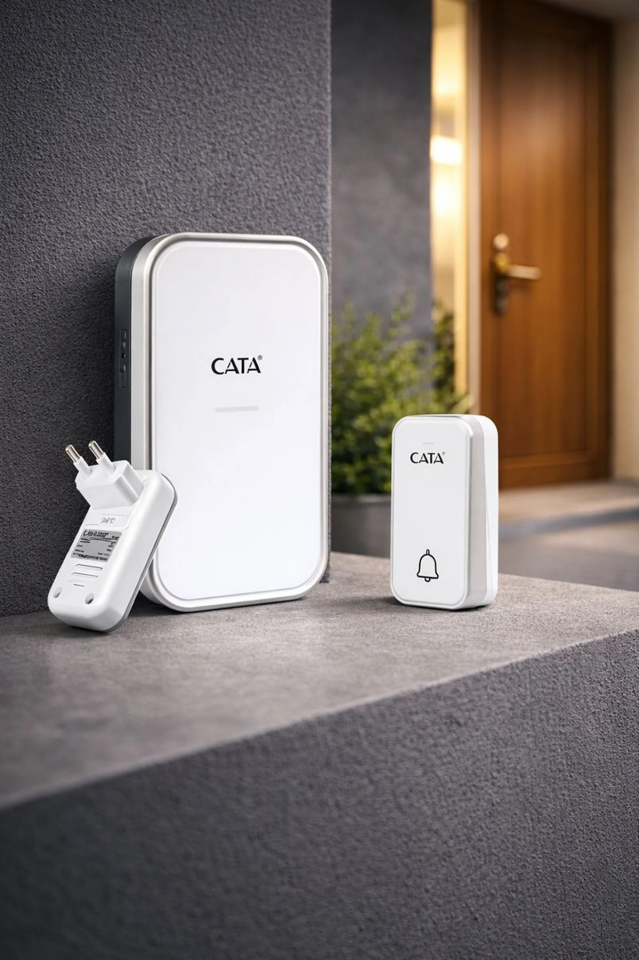 Cata Kinetik Enerjili Kumandalı Zil(220v) Kapı Zil CT-105