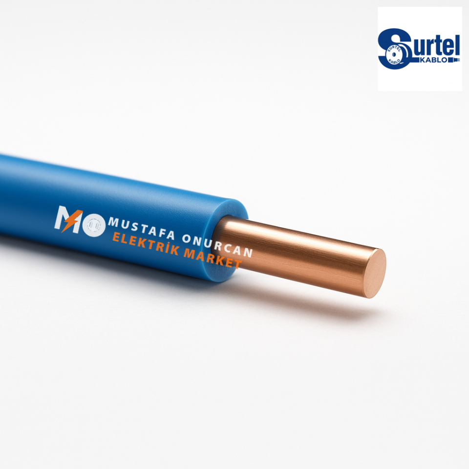 Surtel Kablo 6 mm NYA Mavi