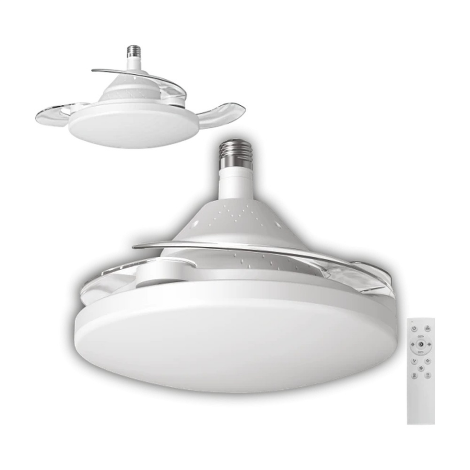 Cata Dolunay Fan Led Ampul (Hayalet Pervaneli)(Beyaz) 3 Renk Dimlenebilir CT-1156