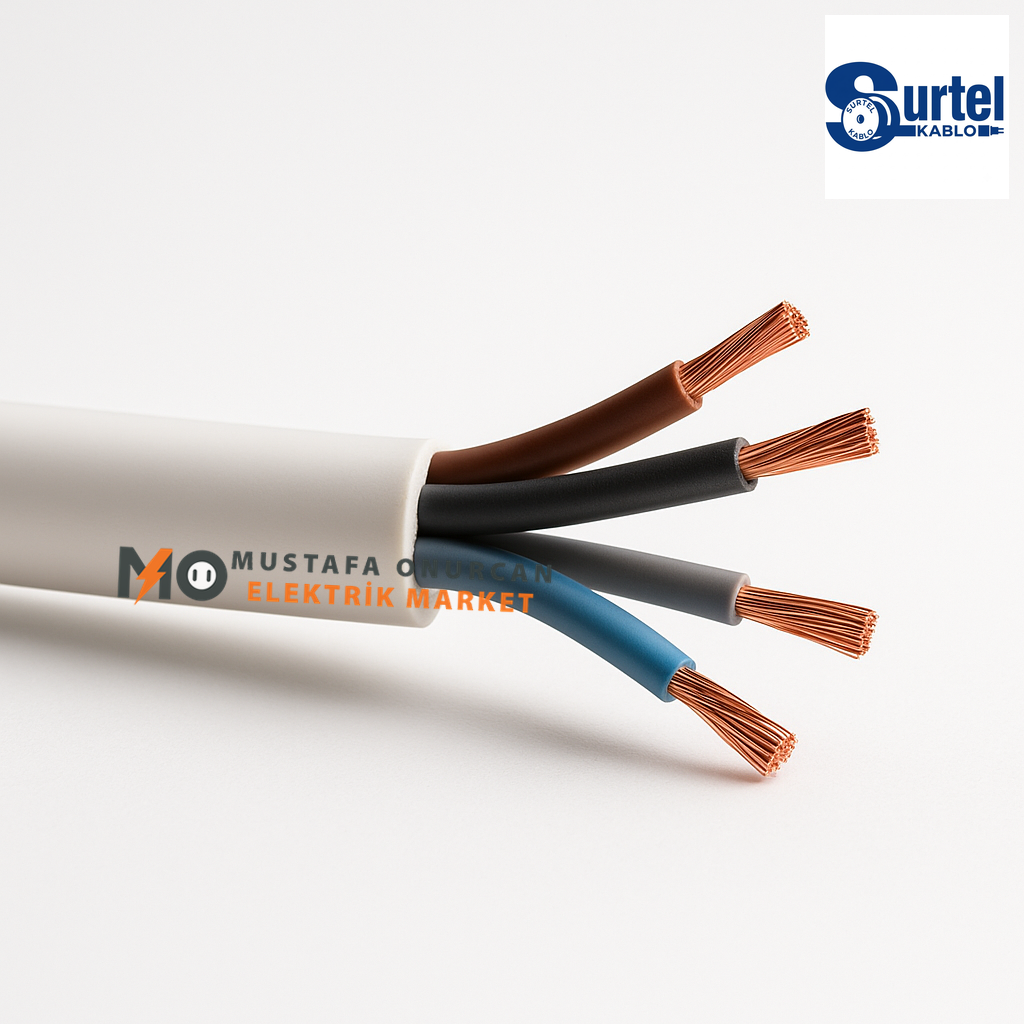 Surtel Kablo 4x1,5 mm NYM (Antigron)