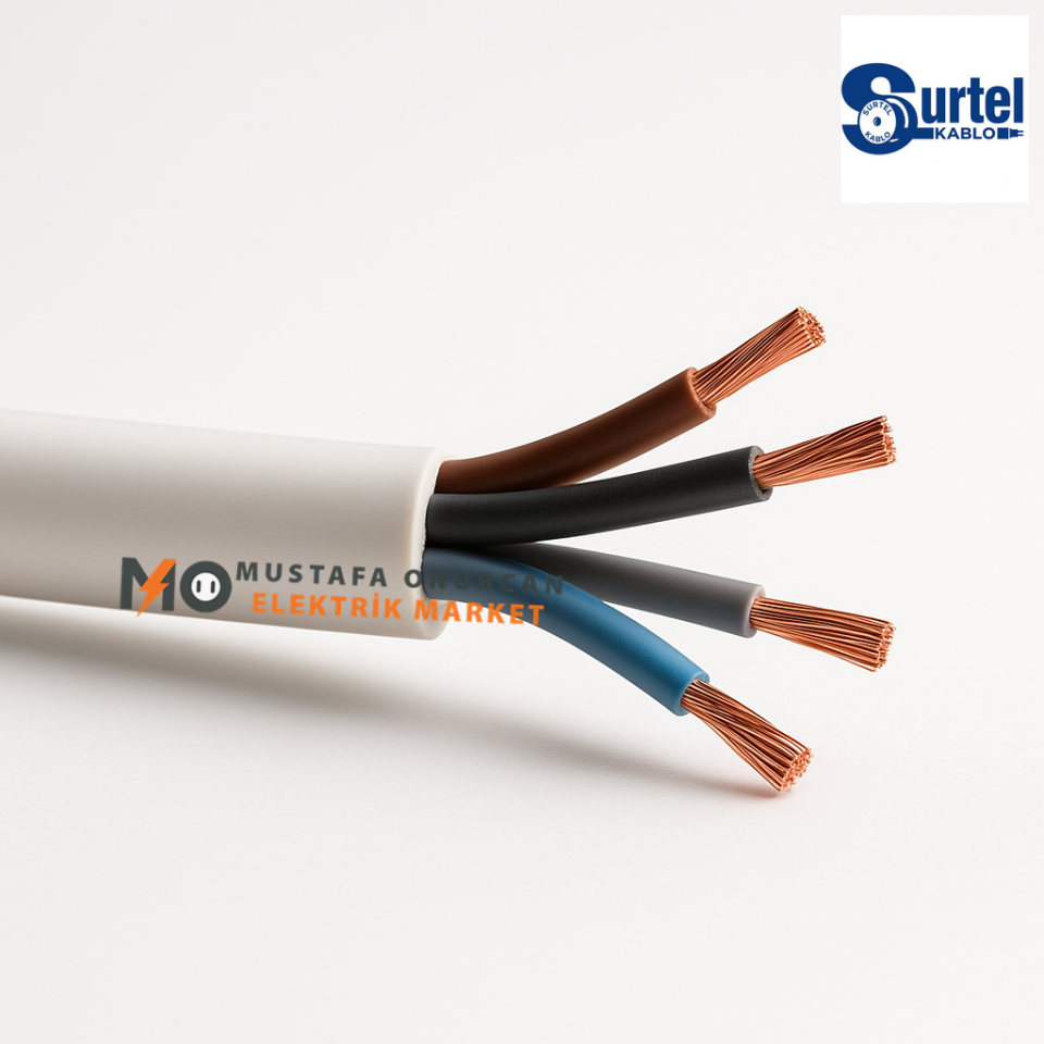 Surtel Kablo 4x1,5 mm NYM (Antigron)