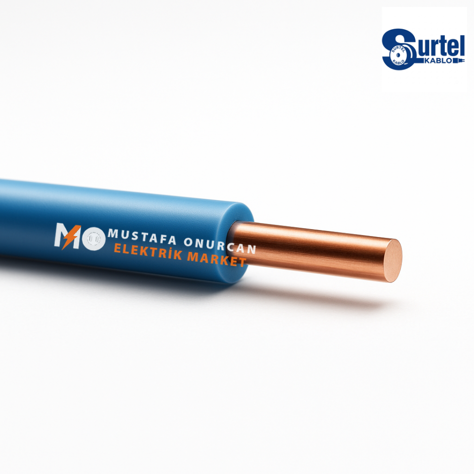 Surtel Kablo 2,5 mm NYA - Mavi