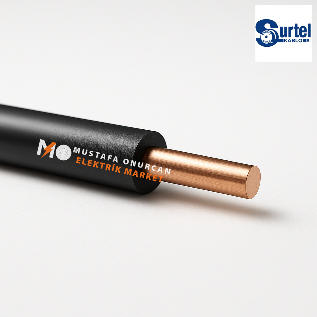 Surtel Kablo 2,5 mm NYA - Siyah