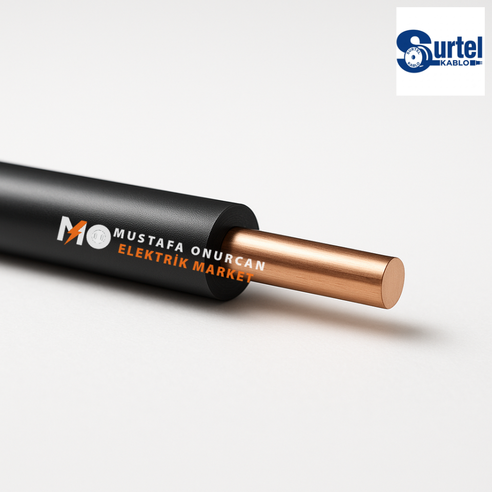 Surtel Kablo 2,5 mm NYA - Siyah
