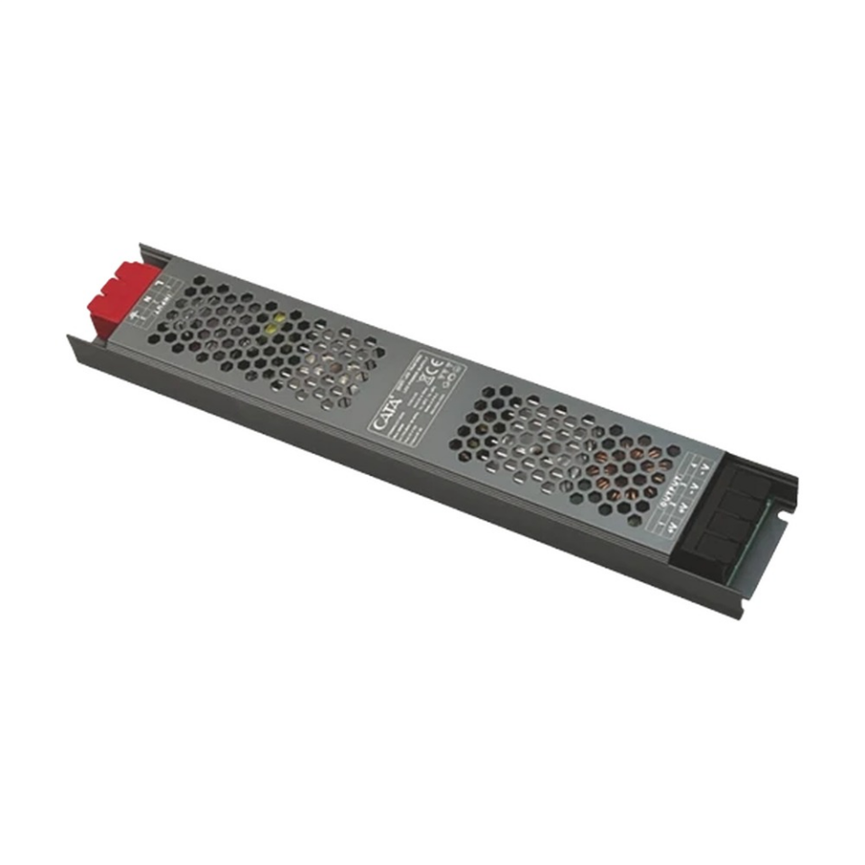 Cata 33 Amper Şerit Led Trafosu ( 400w ) (Süper Slim Fansız) Klemensli CT-2570