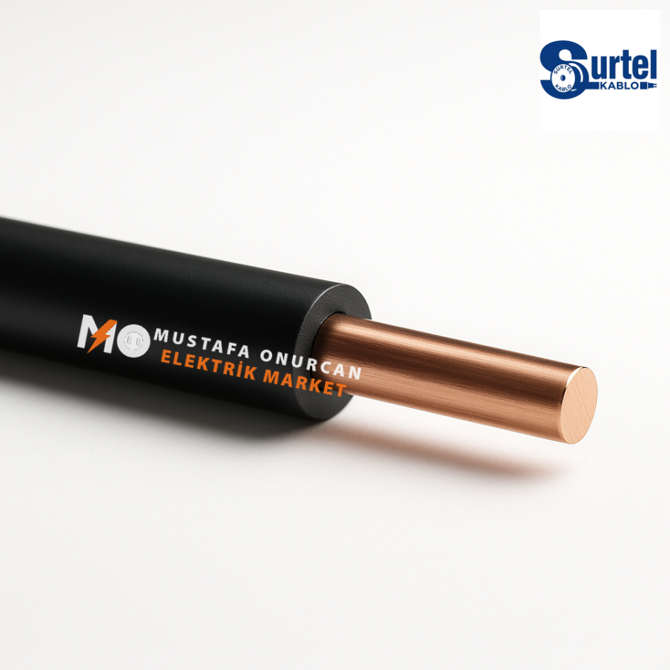 Surtel Kablo 4 mm NYA Siyah