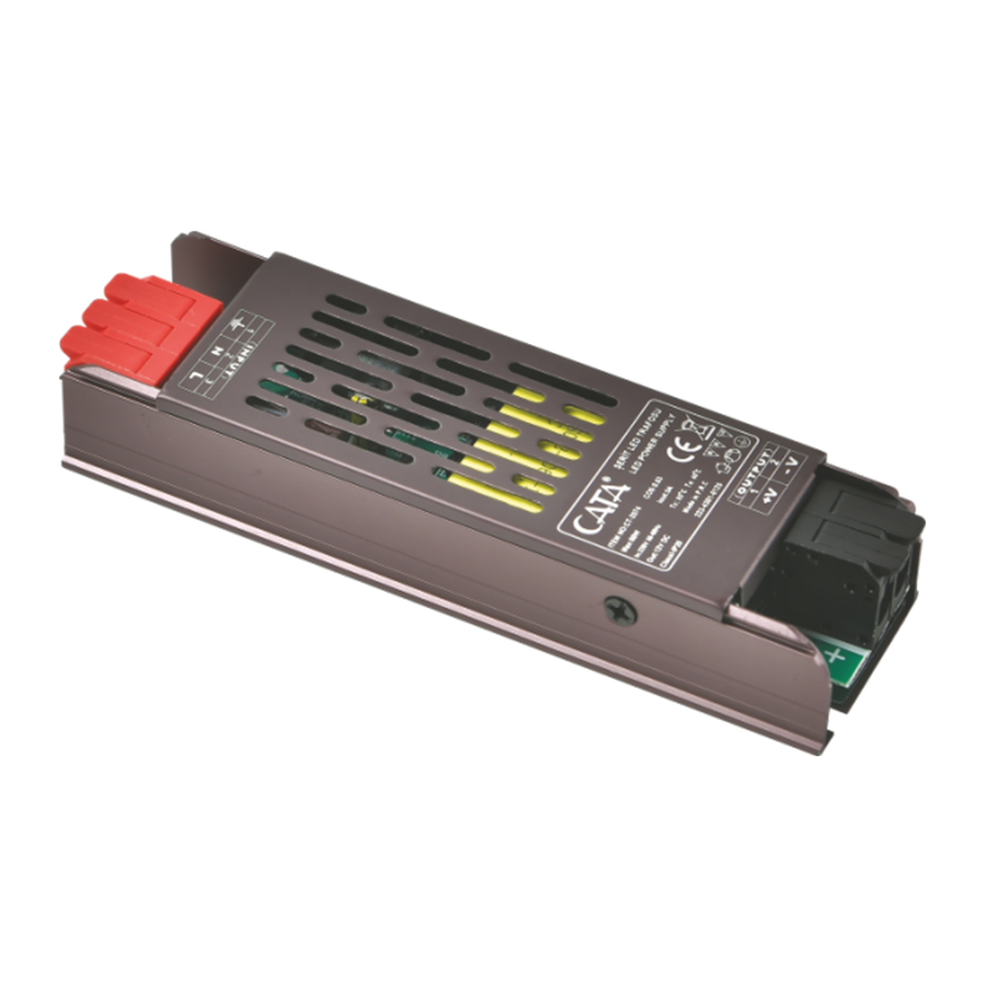 Cata 5 Amper Şerit Led Trafosu ( 60w ) (Slim Model) Klemensli CT-2574