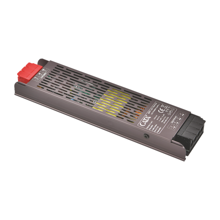Cata 21 Amper Şerit Led Trafosu ( 250w ) (Slim Model) Klemensli CT-2577