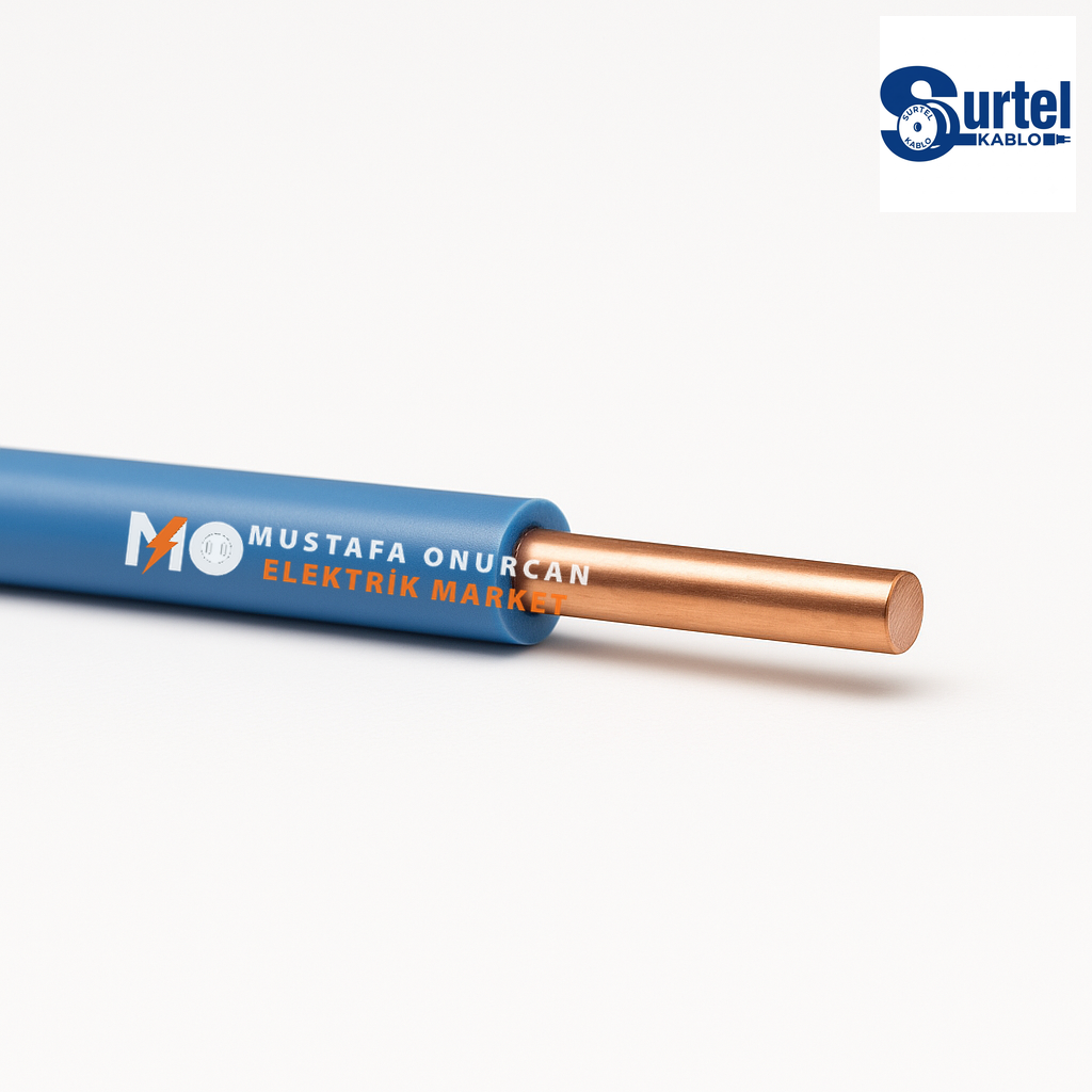Surtel Kablo 1,5 mm NYA - Mavi
