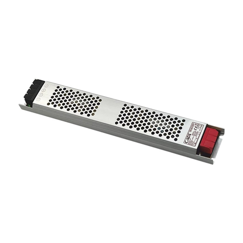 Cata 21 Amper Şerit Led Trafosu (250w) (Süper Slim Fansız) Klemensli CT-2677