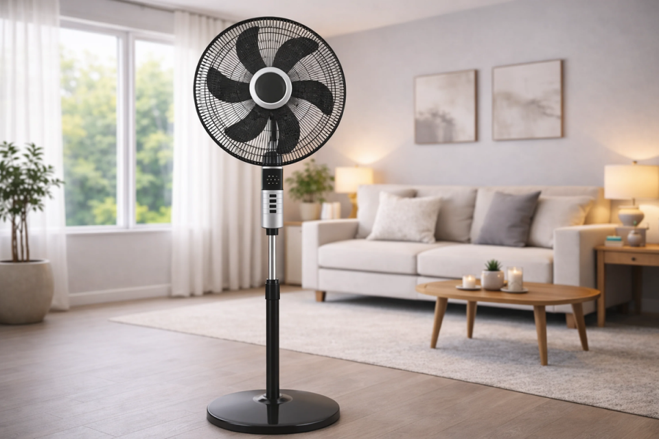 Cata Everest Ayaklı Vantilatör ( Kumandalı ) 5 Pervaneli 3 Kademeli Premium CT-3022