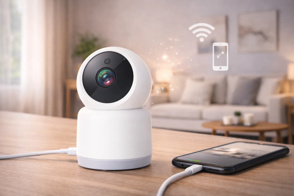 Cata Akıllı Ip  Kamera  Gece Görüşlü ( Full Hd-1080p ) Wi-fi Ayarlanabilir CT-4050
