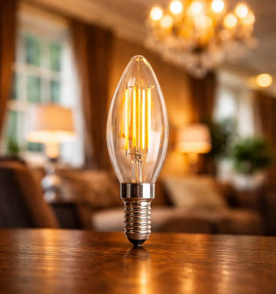 Cata 7w Led Filament Düz Buji(Gün Işığı) CT-4063