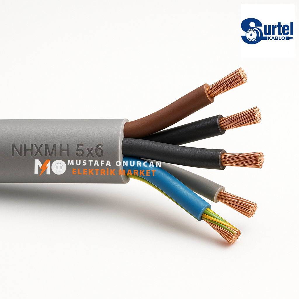 Surtel Kablo 5x6 NHXMH (Halogen Free)