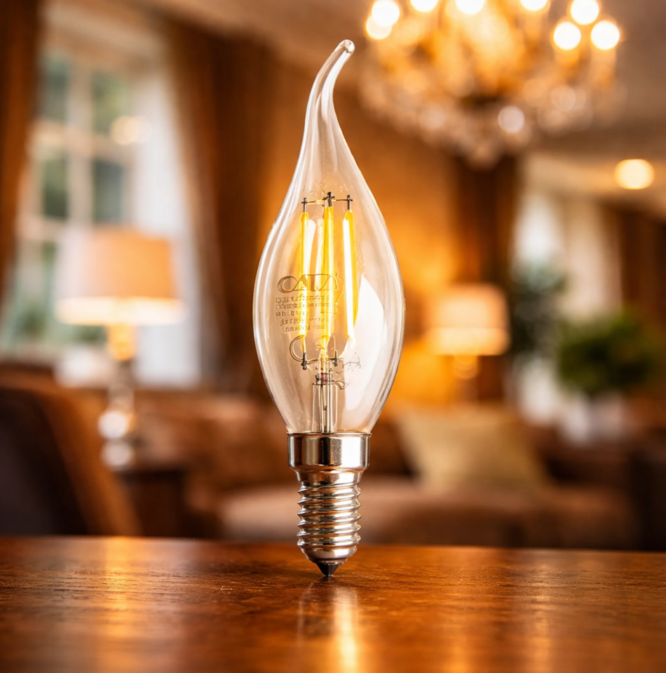 Cata 7w Led Filament Kıvrık Buji (Gün Işığı) CT-4064